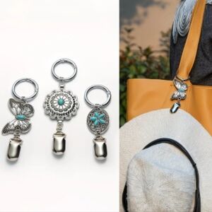 🆕️👒🤠 WESTERN STLYE TURQUOISE HAT CLIPS🤠👒